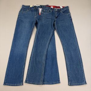 Lot of 2 Levi's Boys 511 Slim Fit Jeans SIZE 16 28x30 & SIZE 18 29x31 Denim NWT